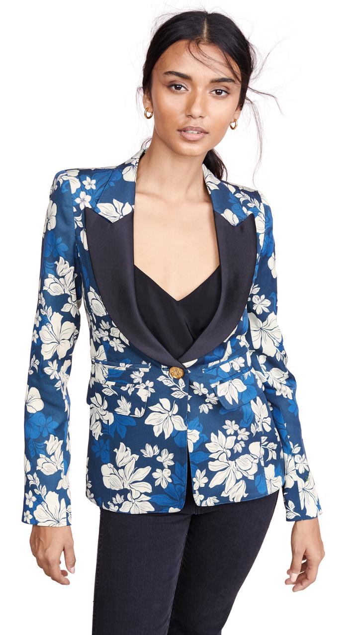 Smythe Blocked Lapel Blazer