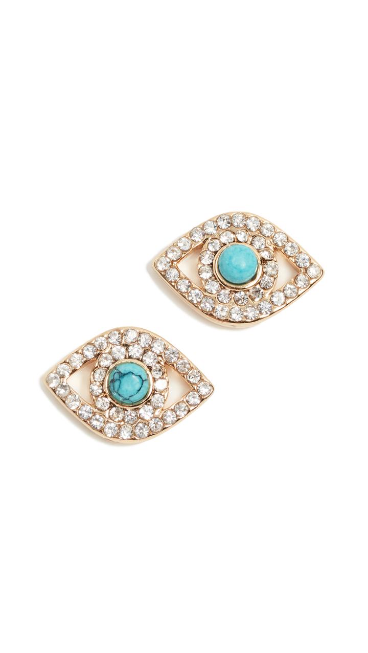 Rebecca Minkoff Evil Eye Earrings