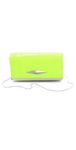 Lauren Merkin Handbags Essex Neon Snake Clutch