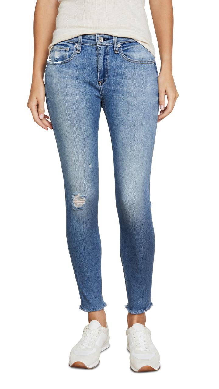 Rag Bone Jean Cate Mid Rise Ankle Skinny Jeans