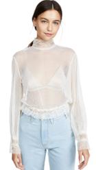 Sablyn Amber Sheer Blouse