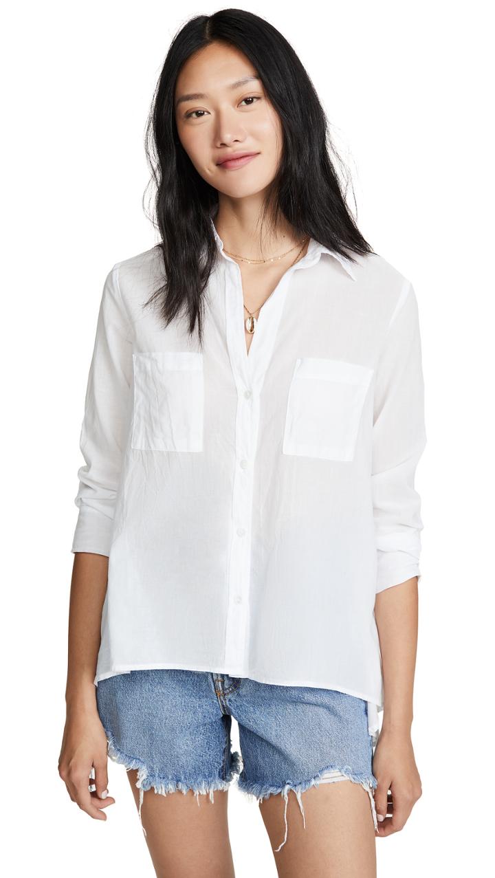 Enza Costa High Low Shirt