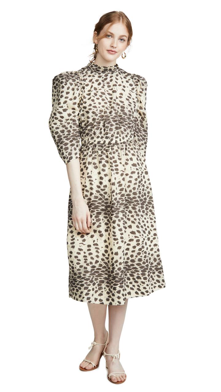 Sea Leo Corded Midi Dress
