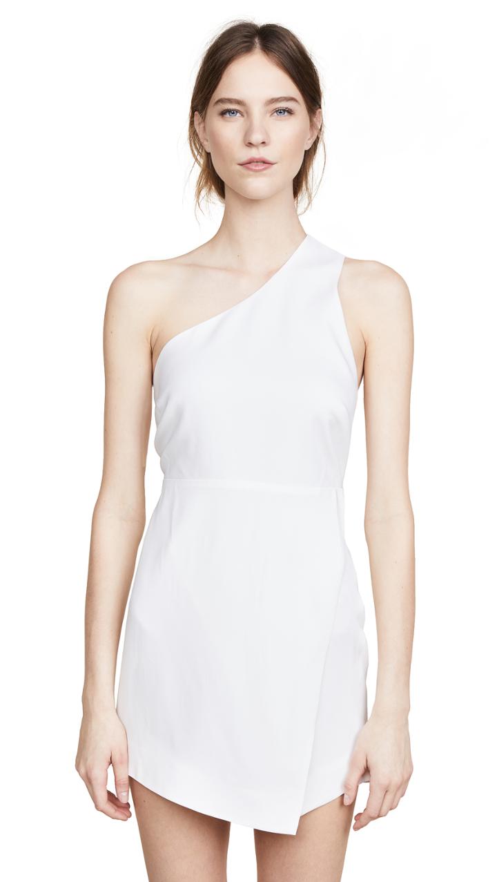 Michelle Mason Back Strap Mini Dress