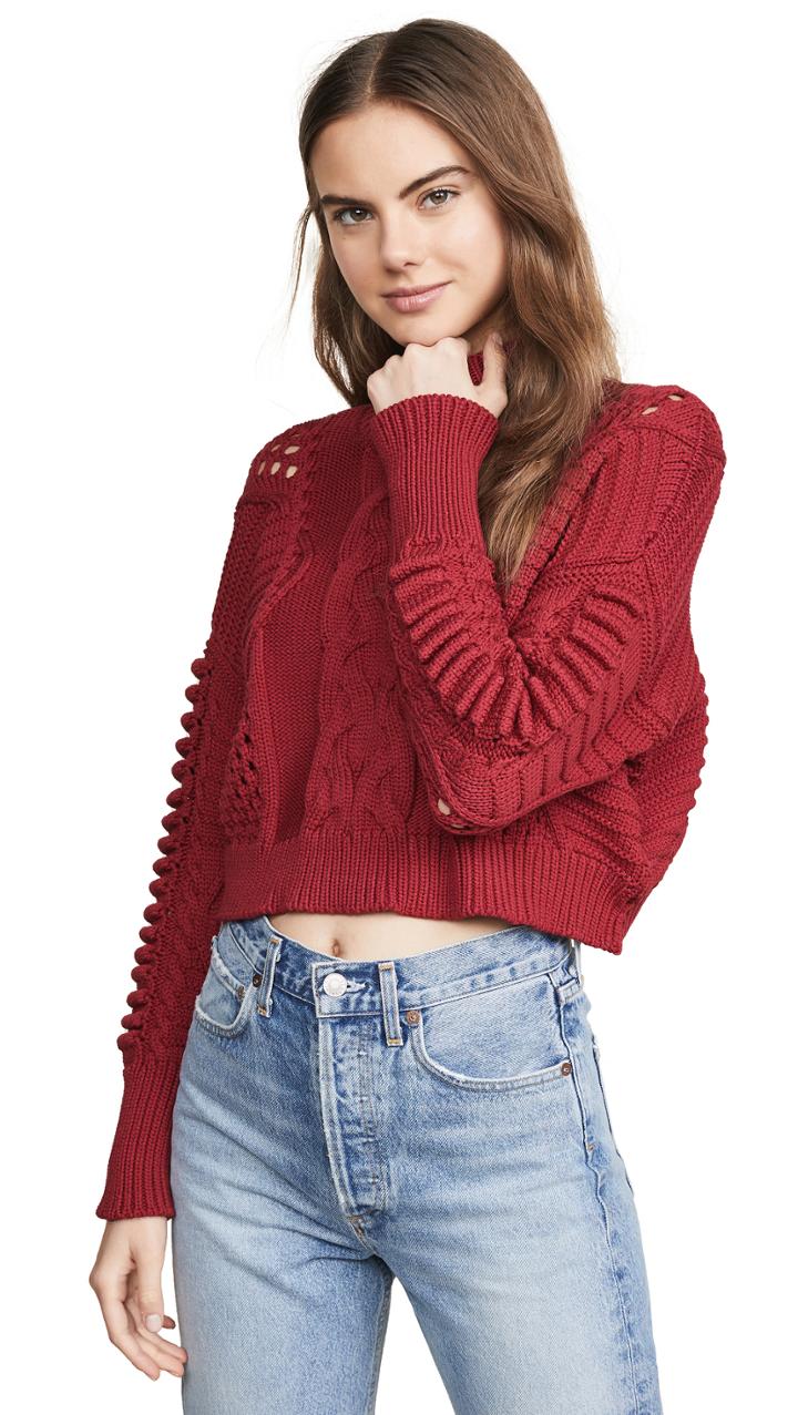 Cushnie Cable Knit Sweater