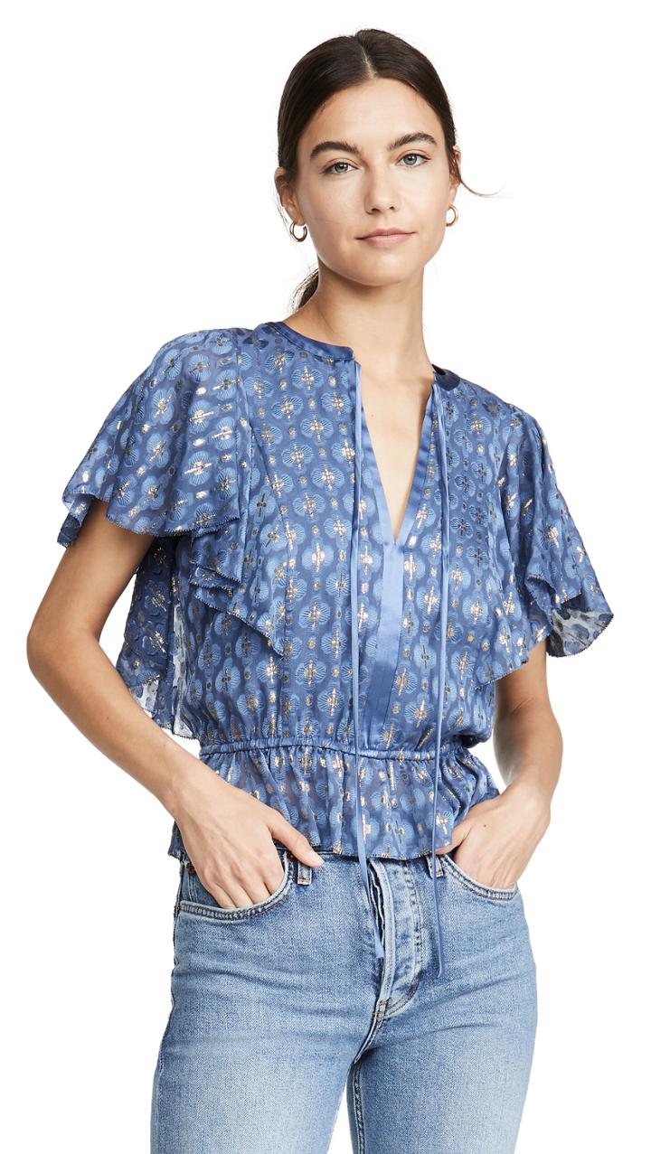 Temperley London Suki Tie Blouse