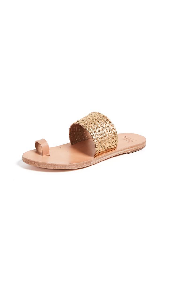 Beek Dove Braid Toe Ring Sandals