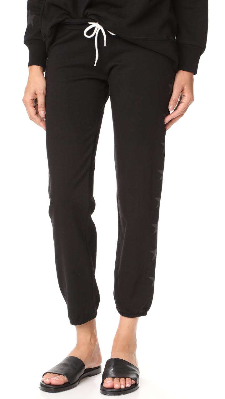 Monrow Foil Stars Vintage Sweats