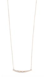 Adina Reyter 14k Large Diamond Curve Necklace