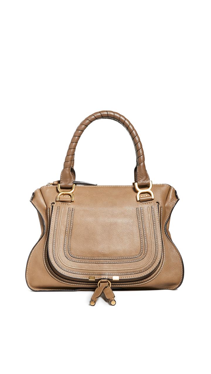 What Goes Around Comes Around Chloe Brown Large Marcie Satchel