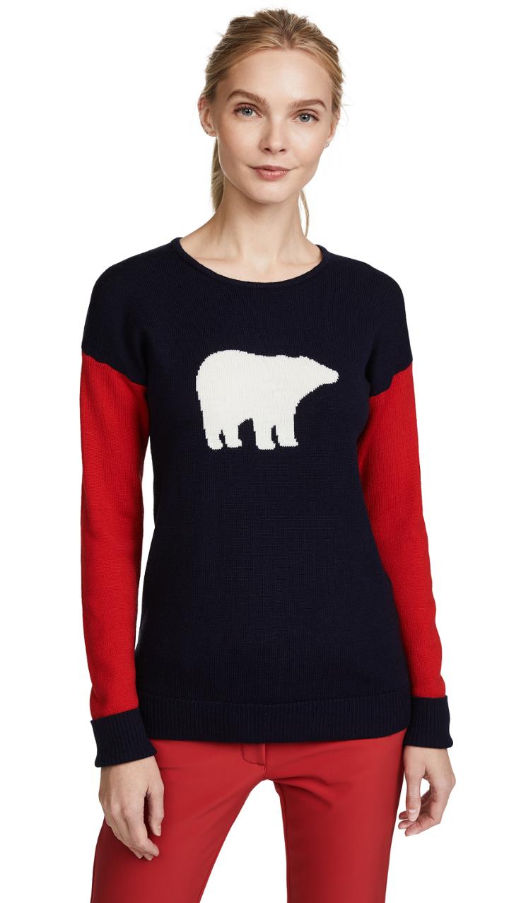 Perfect Moment Bear Crew Sweater