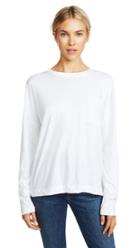 Adam Lippes Long Sleeve Pocket Tee