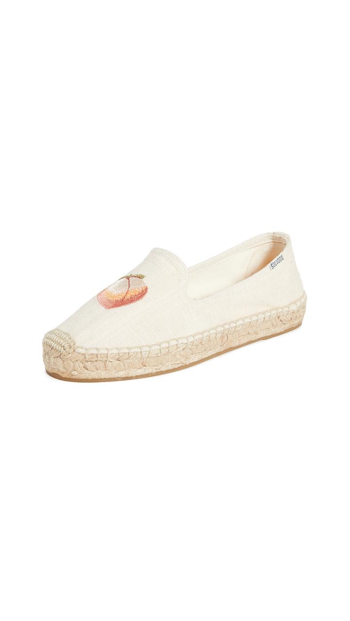 Soludos Peach Bum Smoking Slipper Espadrilles