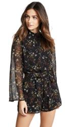 Bb Dakota Rise And Shine Chiffon Romper