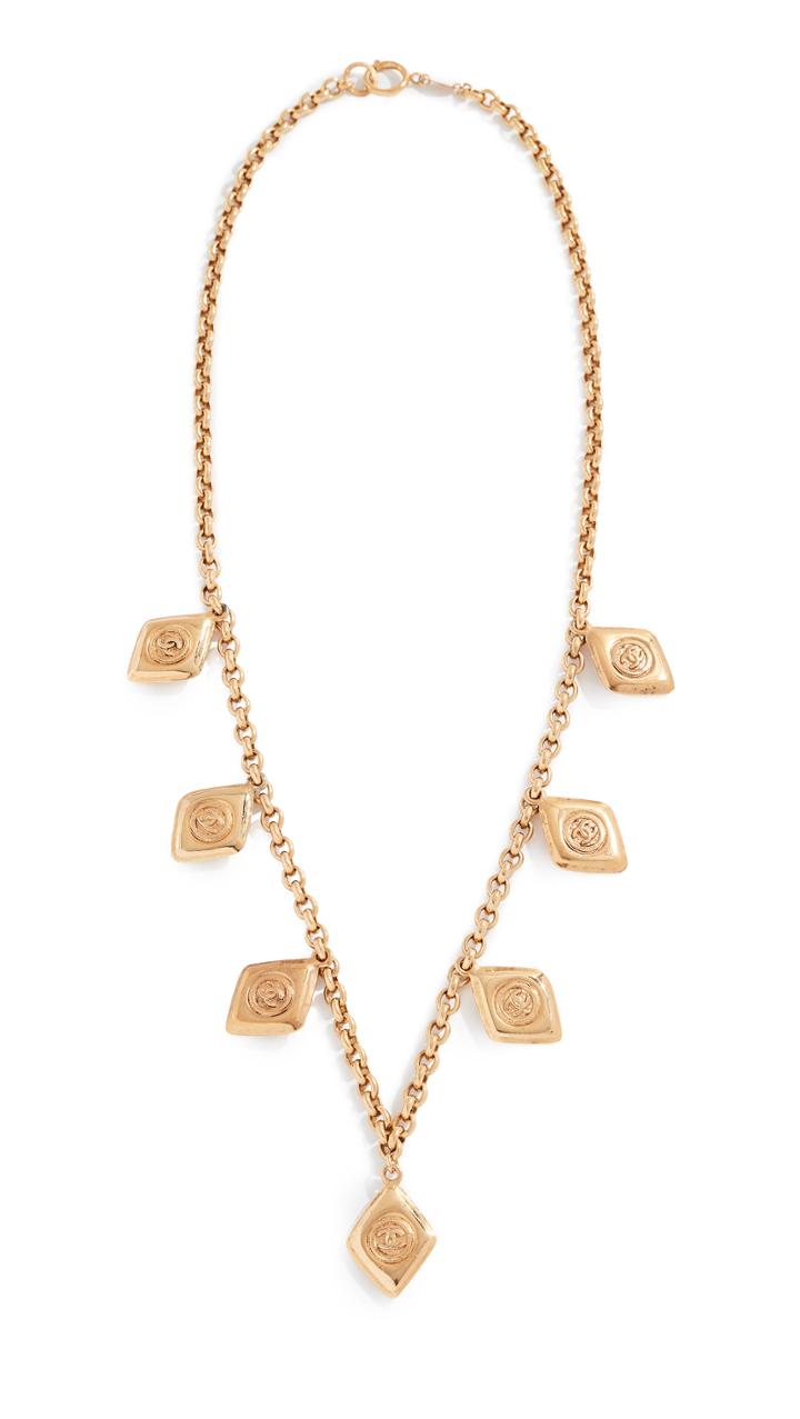 What Goes Around Comes Around Chanel Charm Necklace