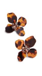Shashi Tortoise Flower Earrings