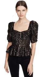Amanda Uprichard Natasha Sequin Top
