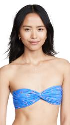 Caroline Constas Twist Bikini Top