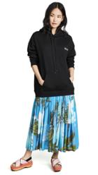 Natasha Zinko Oversized Combo Hoodie Dress
