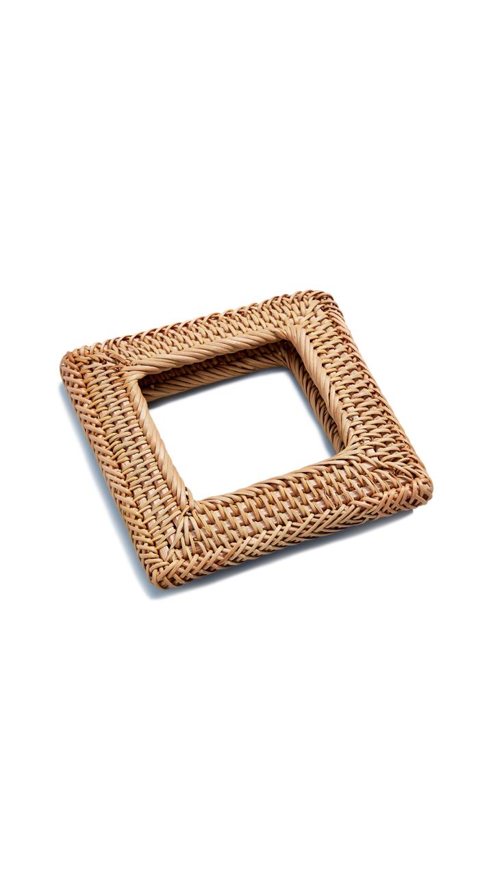 Cult Gaia Square Rattan Bangle