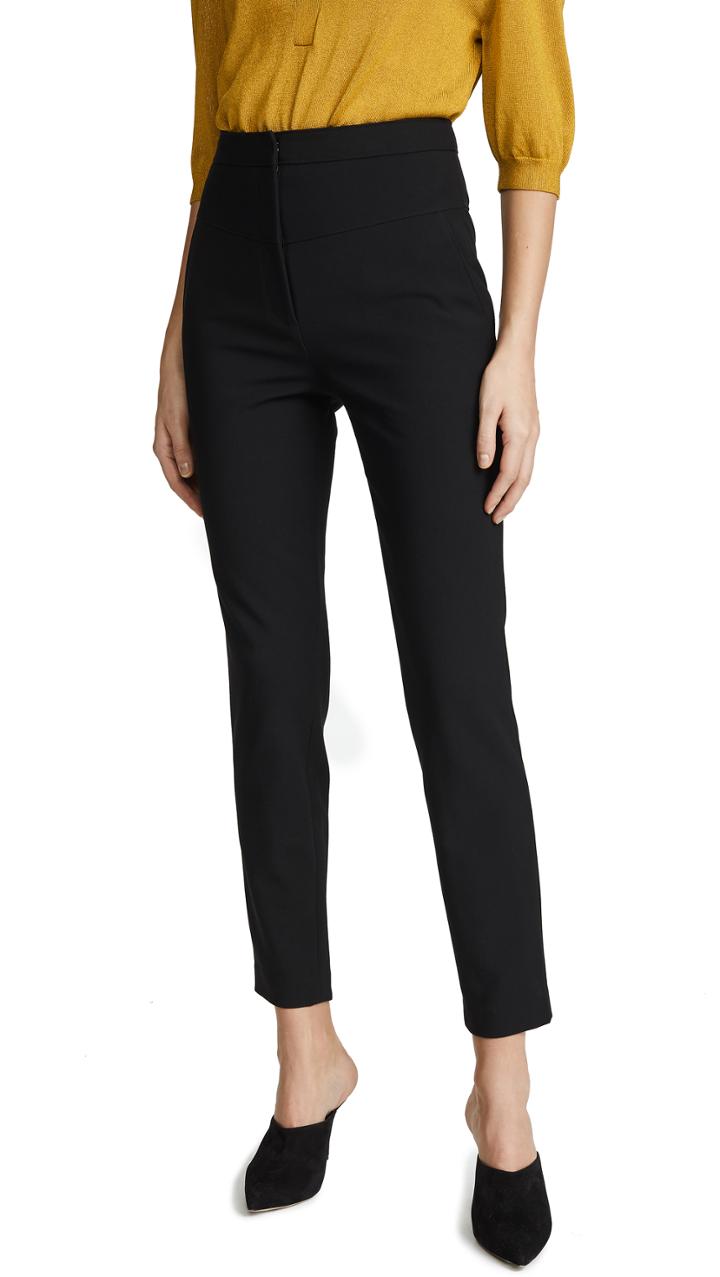 Tibi Jamie Flat Front Pants