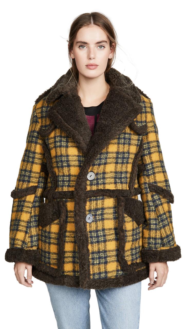 R13 Imitation Sheepskin Coat