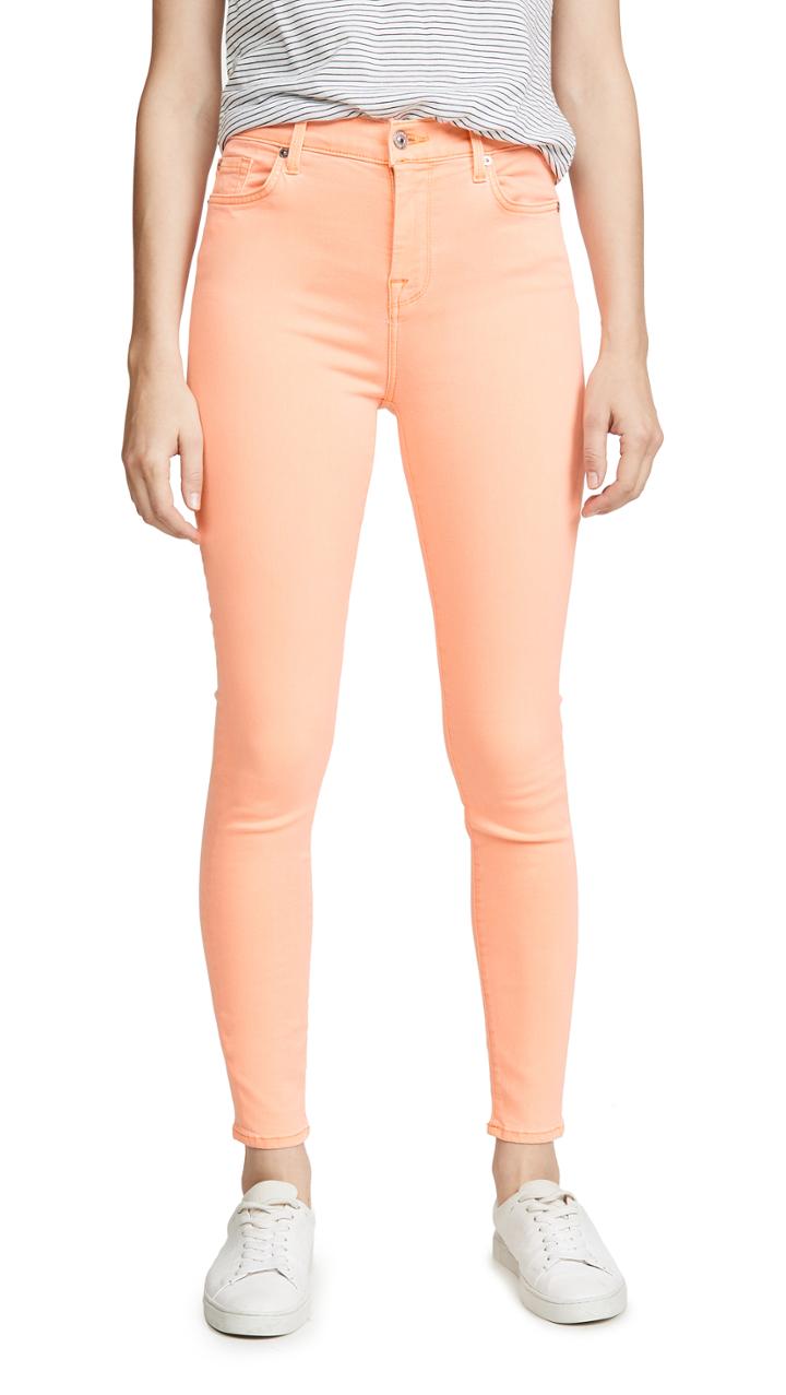 7 For All Mankind The High Waisted Skinny Jeans