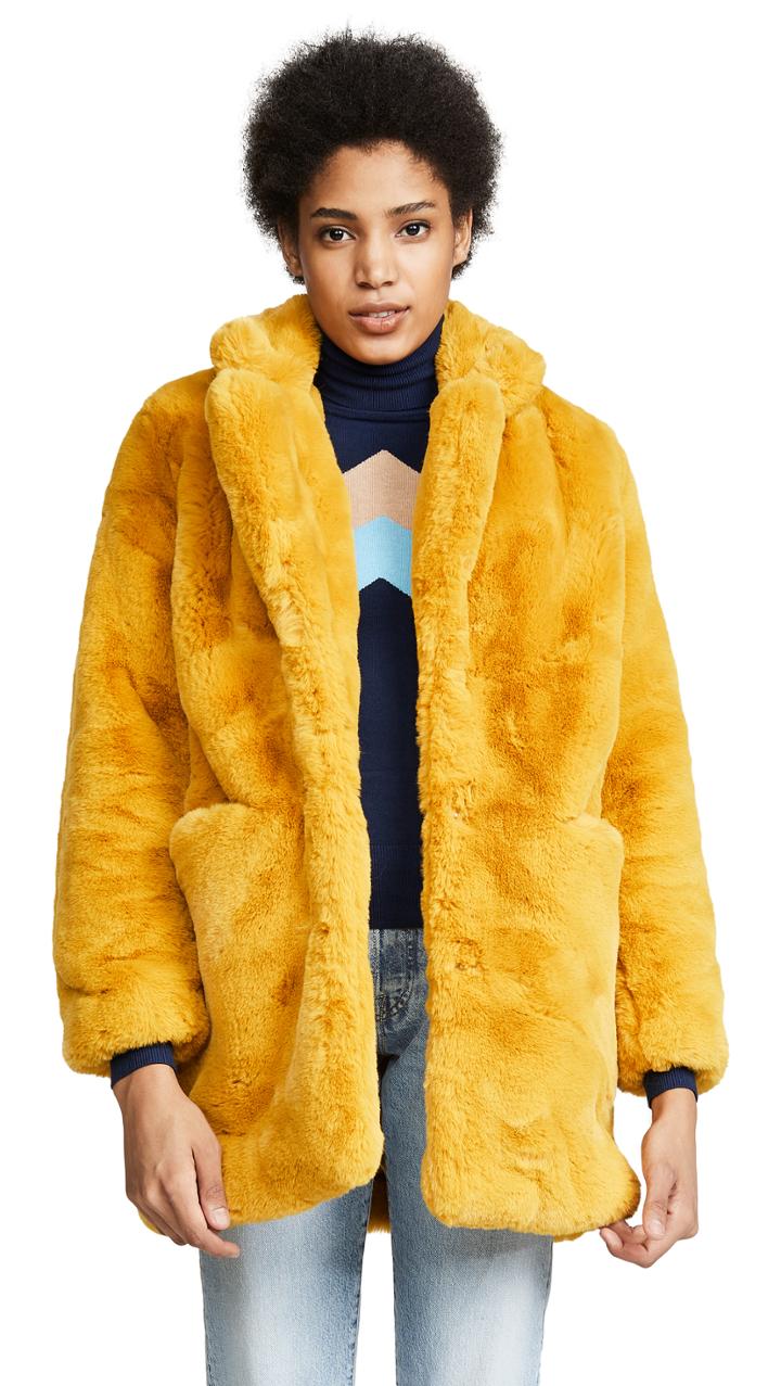 Apparis Sophie Faux Fur Coat