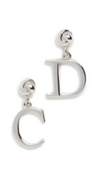 What Goes Around Comes Around Dior Silver Earrings
