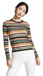 Veronica Beard Canal Long Sleeve Sweater