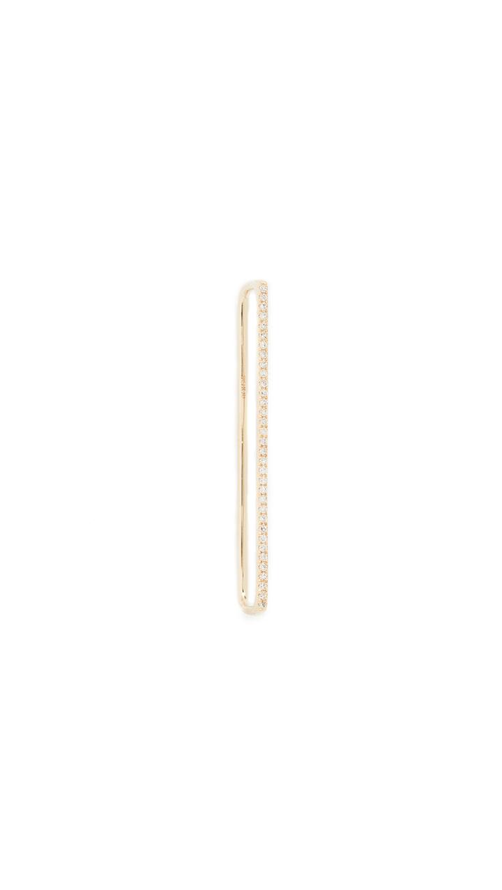 Ef Collection 14k Diamond No Piercing Cartilage Cuff
