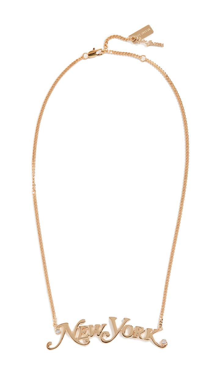 Marc Jacobs The Nameplate Ny Pendant