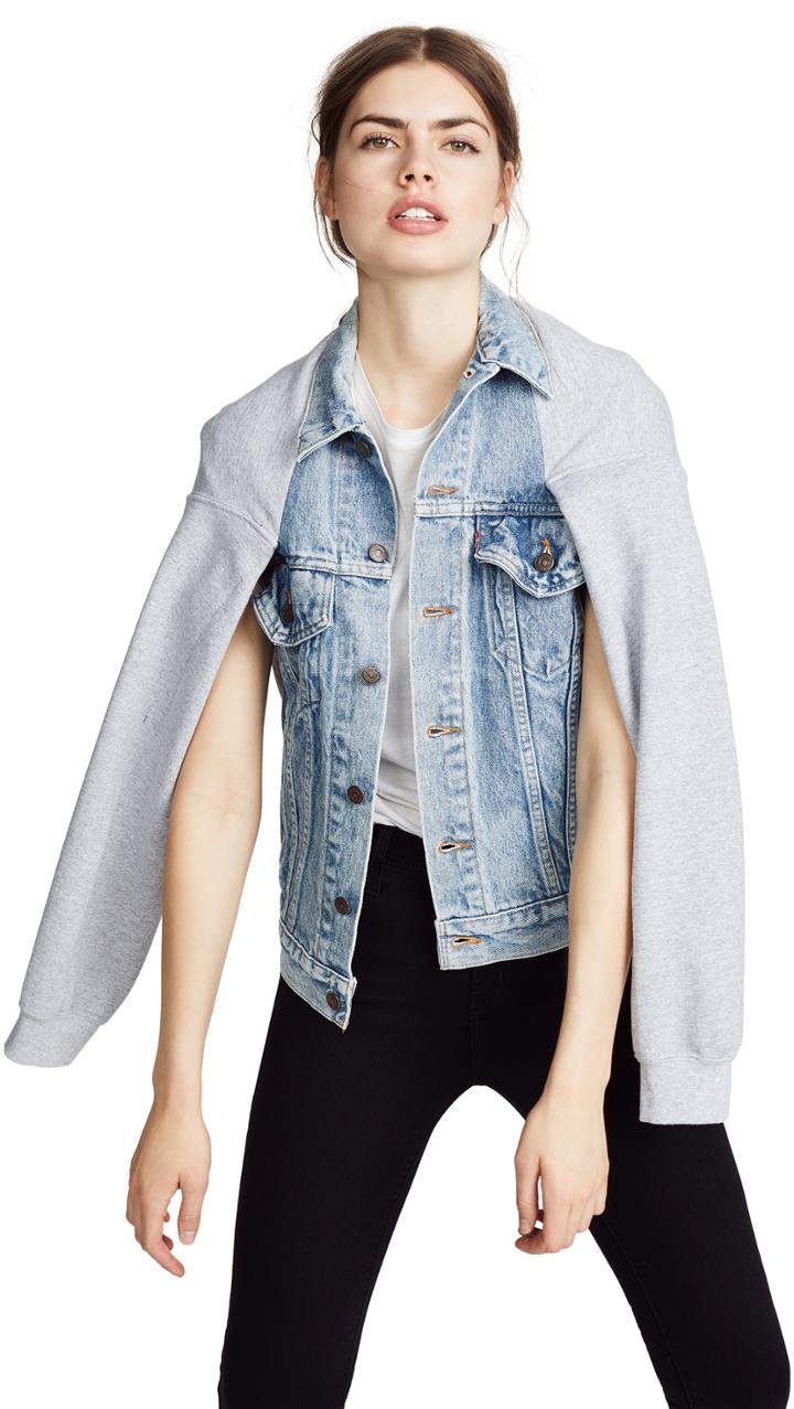 Harvey Faircloth Denim Cape Jacket