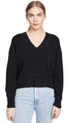 Naadam Deep V Crop Cashmere Sweater