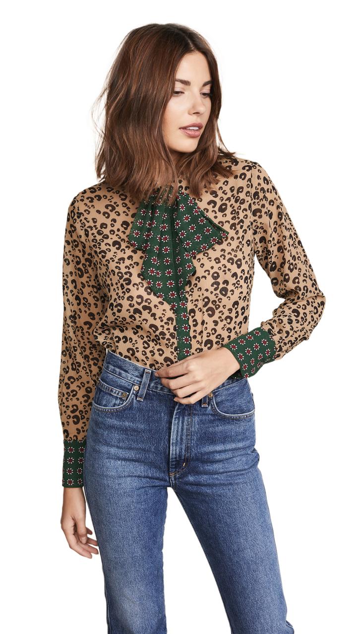 Scotch Soda Maison Scotch Mixed Print Shirt