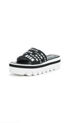 Msgm Two Tone Drip Mule Sneakers