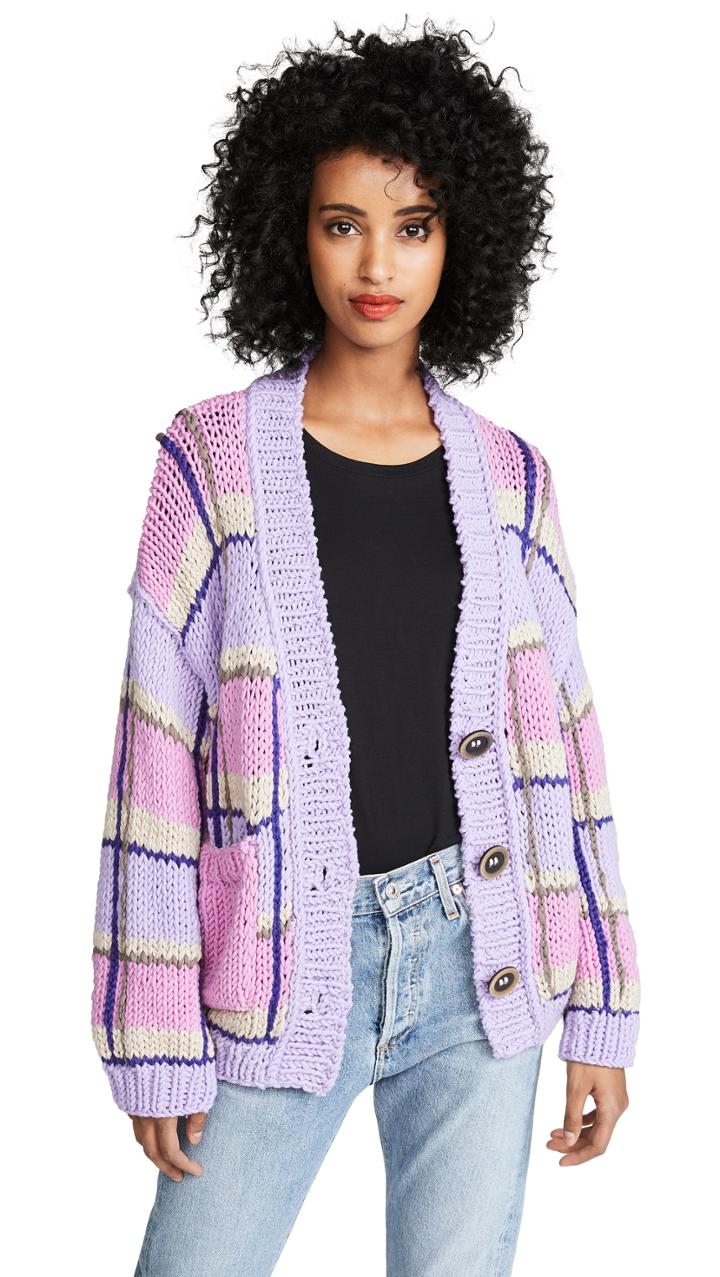 Natasha Zinko Check Cardigan