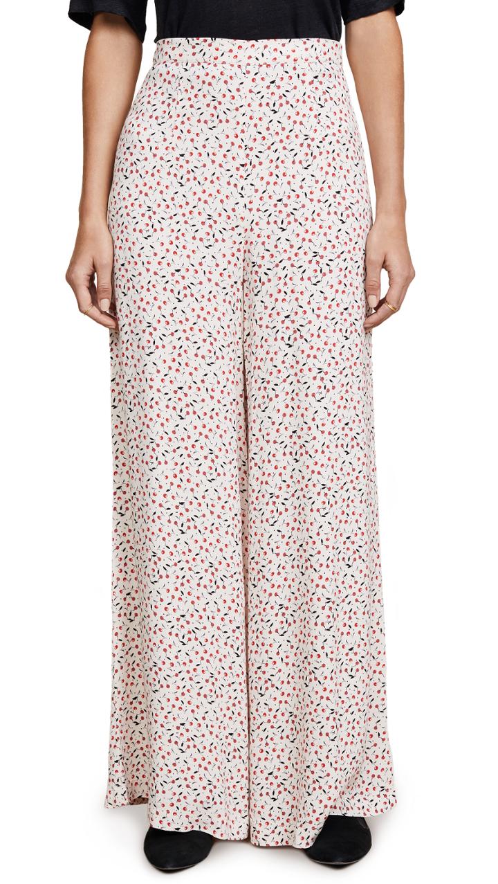 Free People Easy Peasy Printed Wide Leg Pants