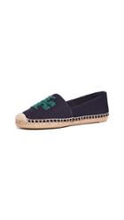 Tory Burch Elisa Logo Flat Espadrilles