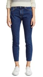 Rag Bone Jean High Rise Rigid Ankle Skinny Jeans
