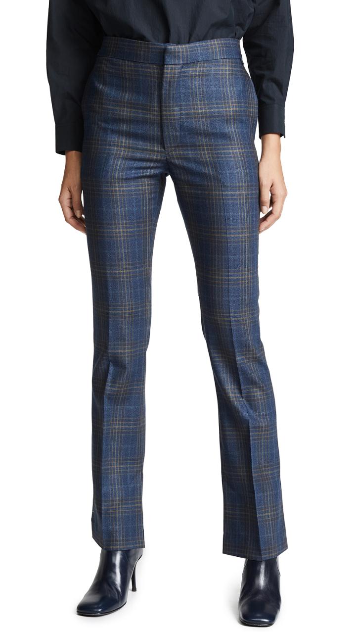 Toga Pulla Wool Check Vent Pants