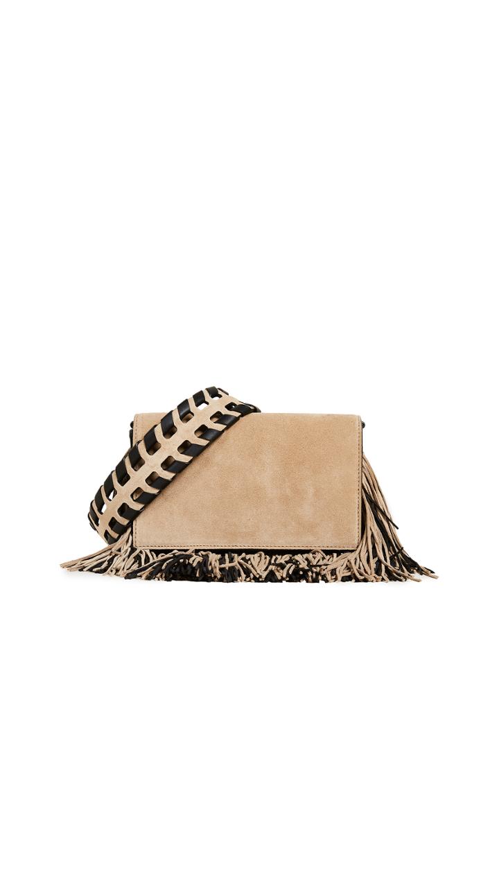 Diane Von Furstenberg Soiree Fringe Cross Body Bag