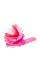 Joshua Sanders Tulle Mules