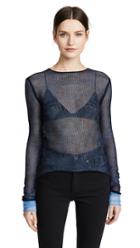 Helmut Lang Ruched Slip Skirt