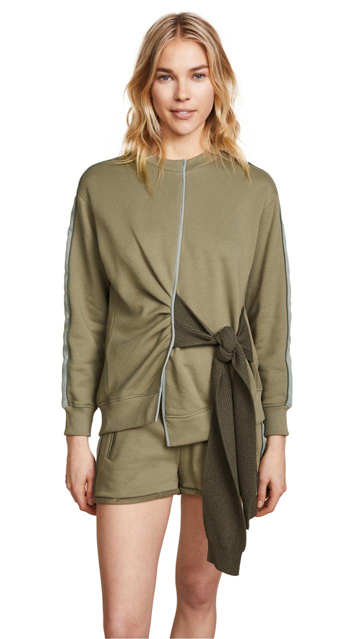3 1 Phillip Lim L S Pullover With Tie