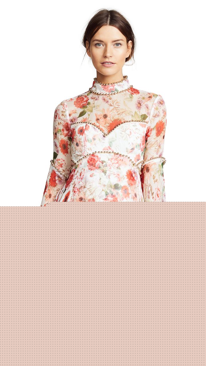 Thurley Meadow Print Dress
