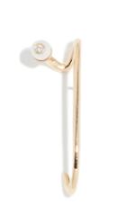 Katkim 18k Crescendo Flare Freshwater Cultured Pearl Ear Pin
