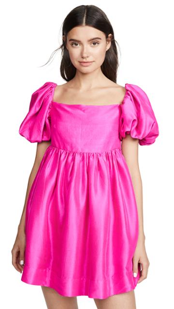 Azeeza Kam Puff Sleeve Mini Dress