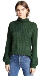 Line Dot Juniper Cable Knit Sweater