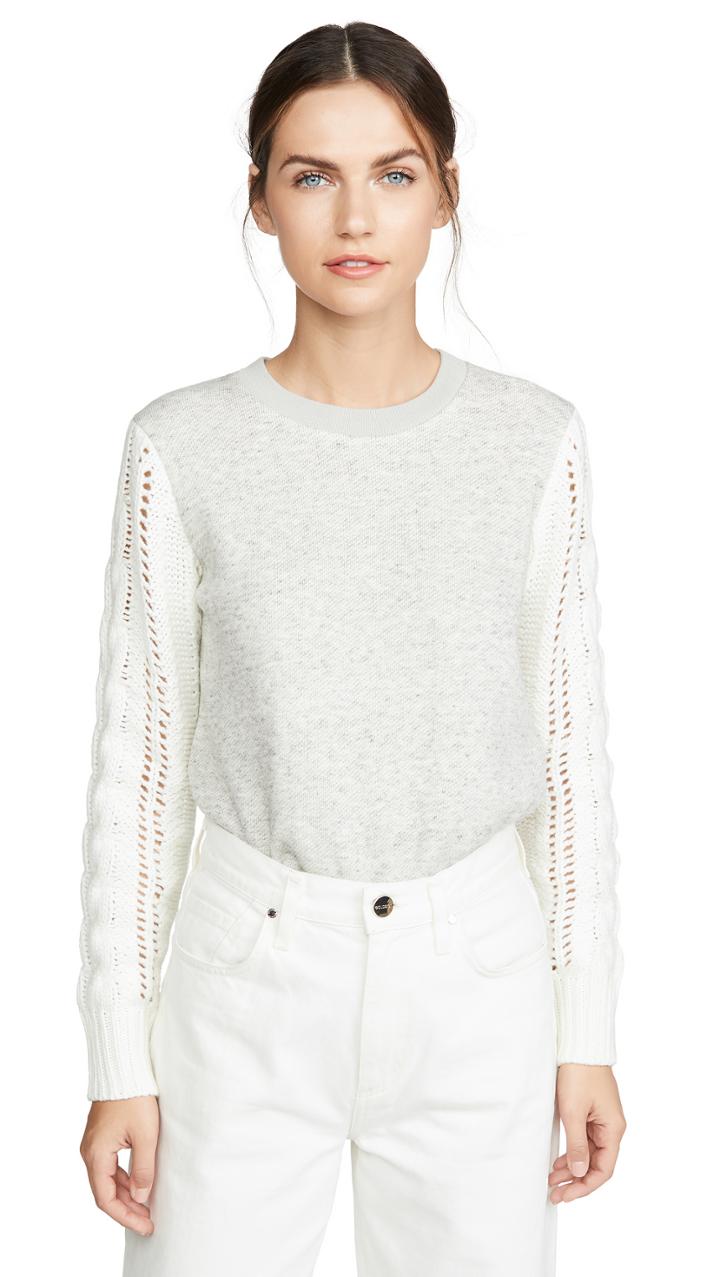 Splendid Emerson Mixed Media Pullover